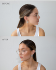 Before and after of the product golden hour