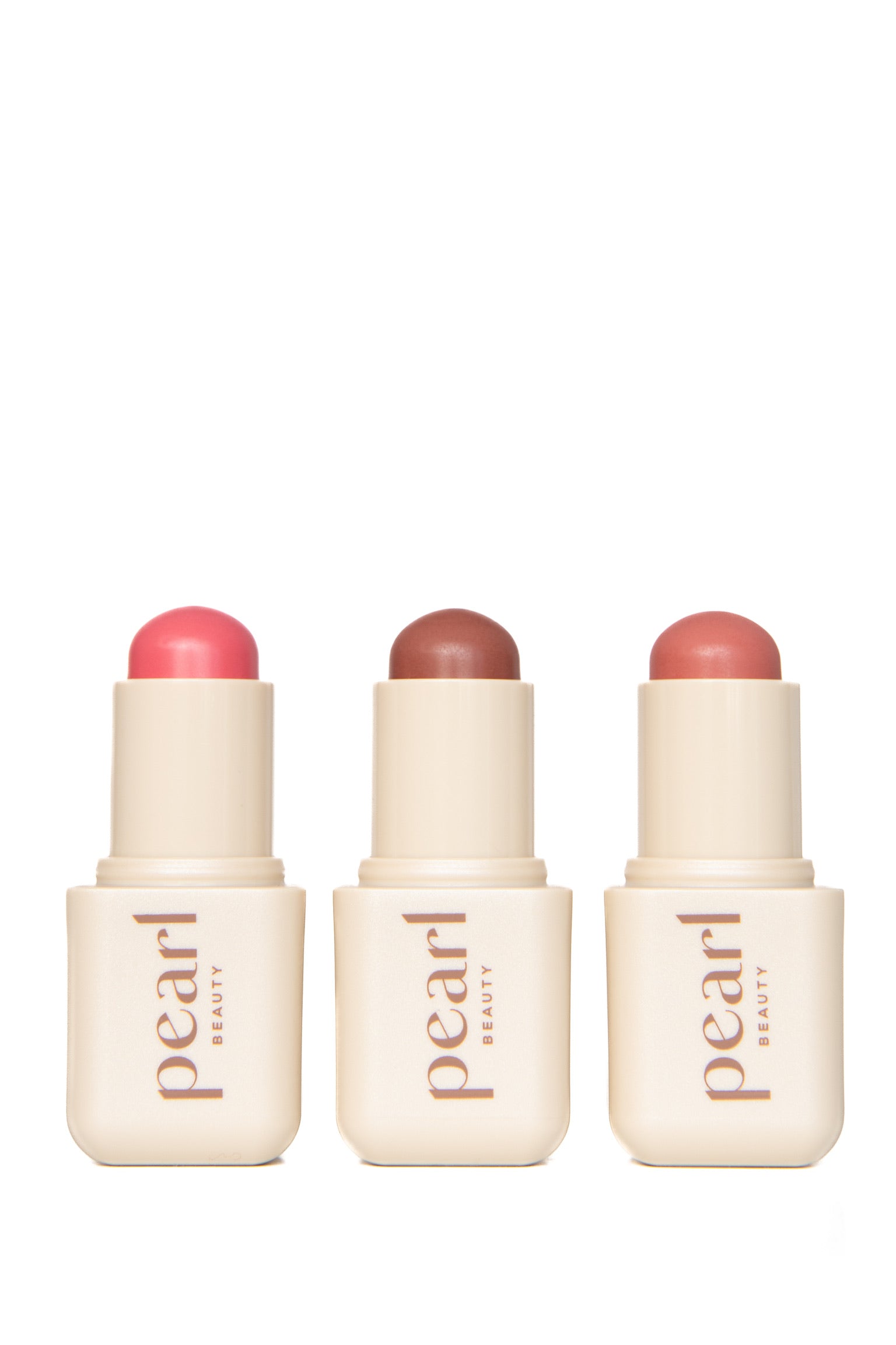 Pearl Beauty Put Together Something Borrowed Girl Next Door Trio lip & face stick cream blush wearable everyday makeup