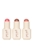Pearl Beauty Put Together Something Borrowed Girl Next Door Trio lip & face stick cream blush wearable everyday makeup