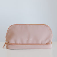 Large Linen Zip Pouch  Makeup Bag – The Pear Co.